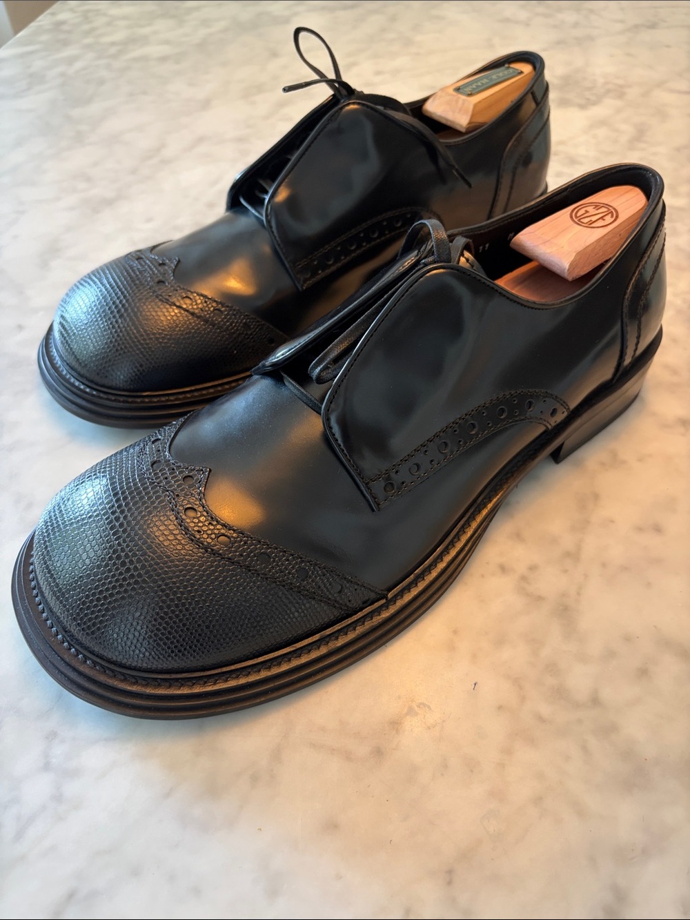 Ferragamo Men’s Festo Wingtip Oxford